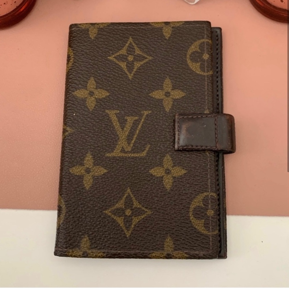 LV monogram card holder / address book - Picture 1 of 4